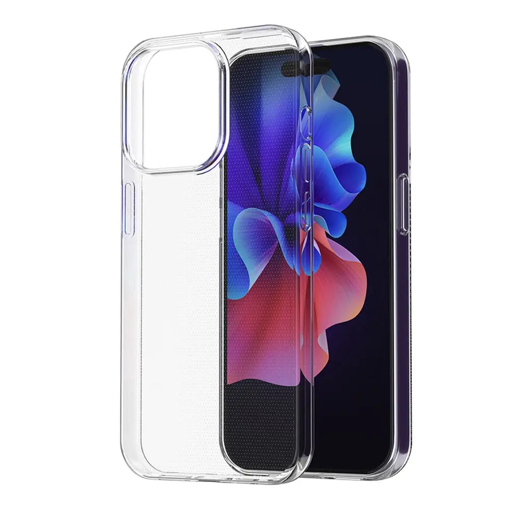 Carcasa Ultra Clear compatibila cu iPhone 15 Pro, TPU, 0.9mm, Transparent