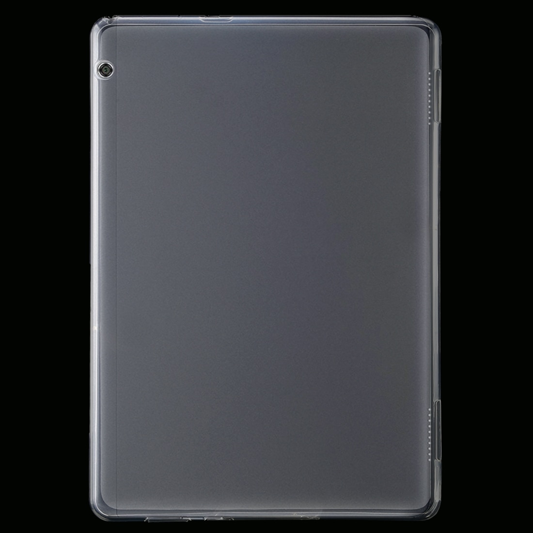Husa tableta pentru Huawei T5 10.1 inch, TPU transparent de 0.75mm, tip carte, protectie anti-cadere, spate transparent