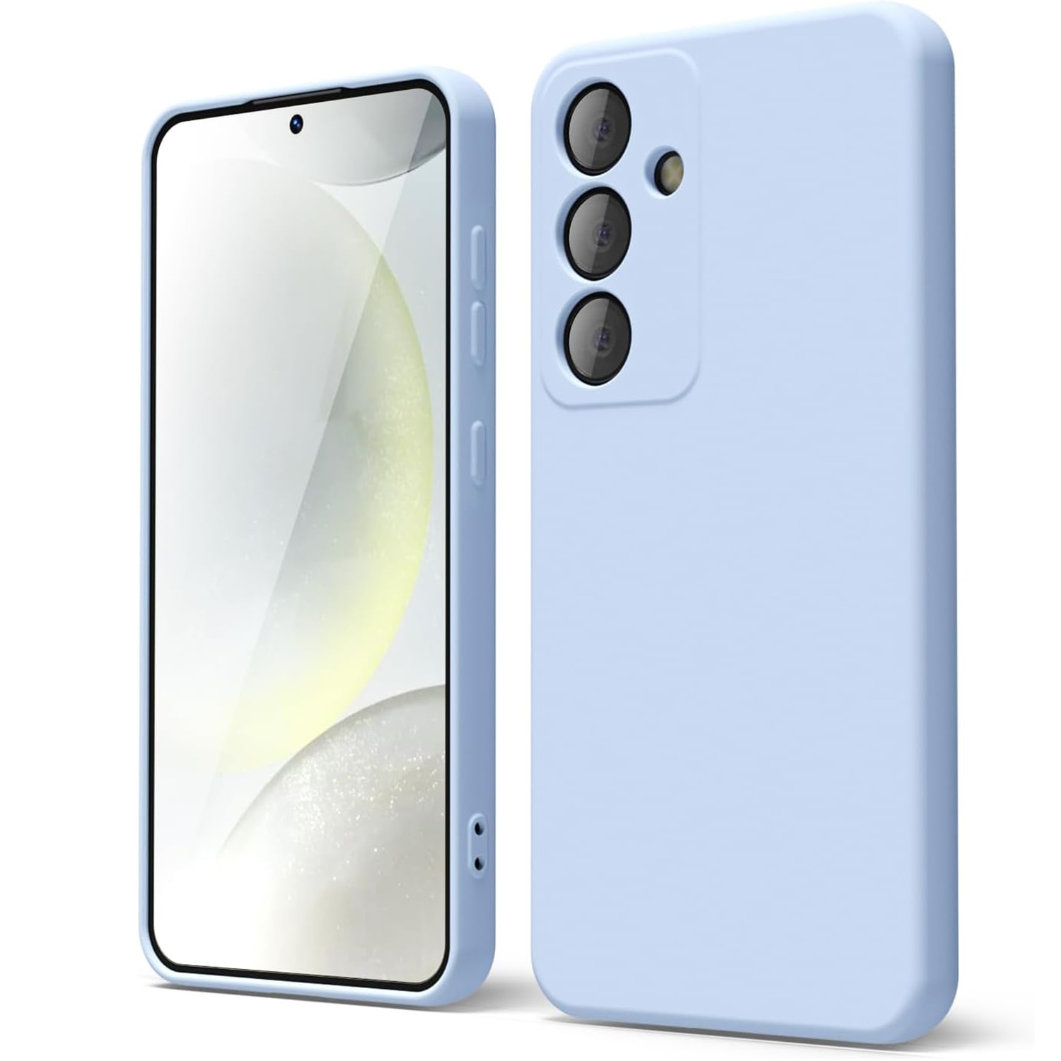 Husa pentru Samsung Galaxy S24 Plus Premium Silicon Daden®, Protectie Camera, Antisoc, Calitate Premium, Albastru deschis
