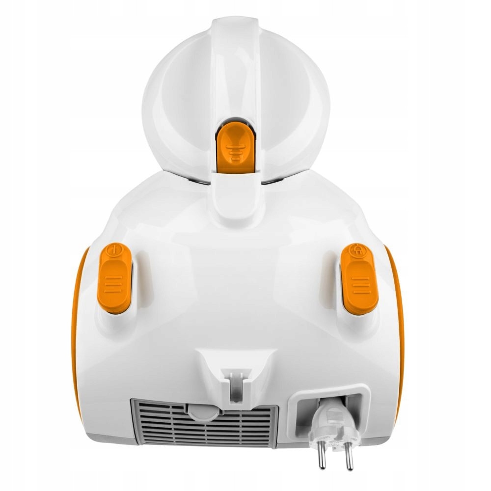 Aspirator fara sac, Hyundai, VC009, 1.5 L, filtru HEPA, Alb / Portocaliu