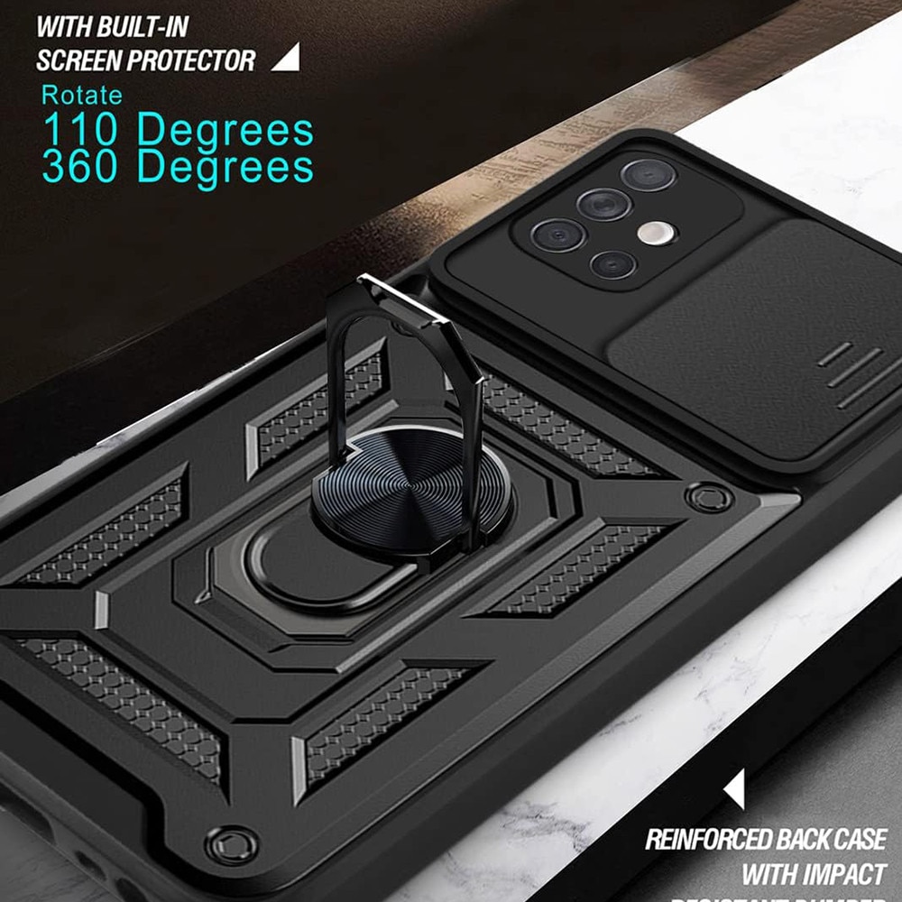 Husa pentru Samsung Galaxy A51 4G - Techsuit CamShield Series - Black