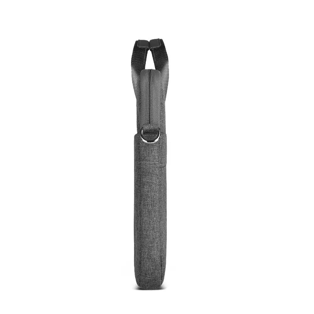 Geanta pentru laptop in stil minimalist, WiWU, Poliester, 15.6 inchi, Negru
