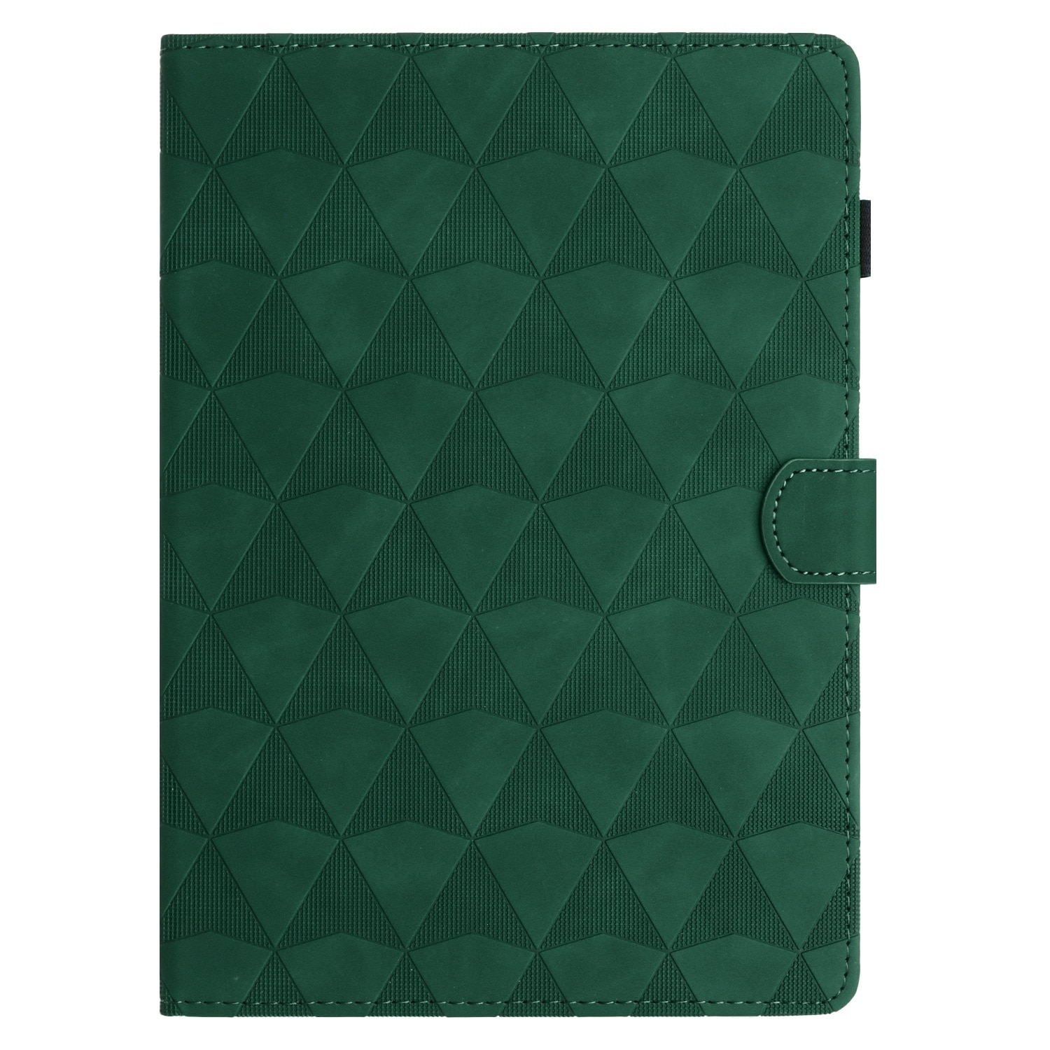 Husa tableta pentru Lenovo Tab P11 Gen 2, piele texturata cu model de diamant, tip carte, verde