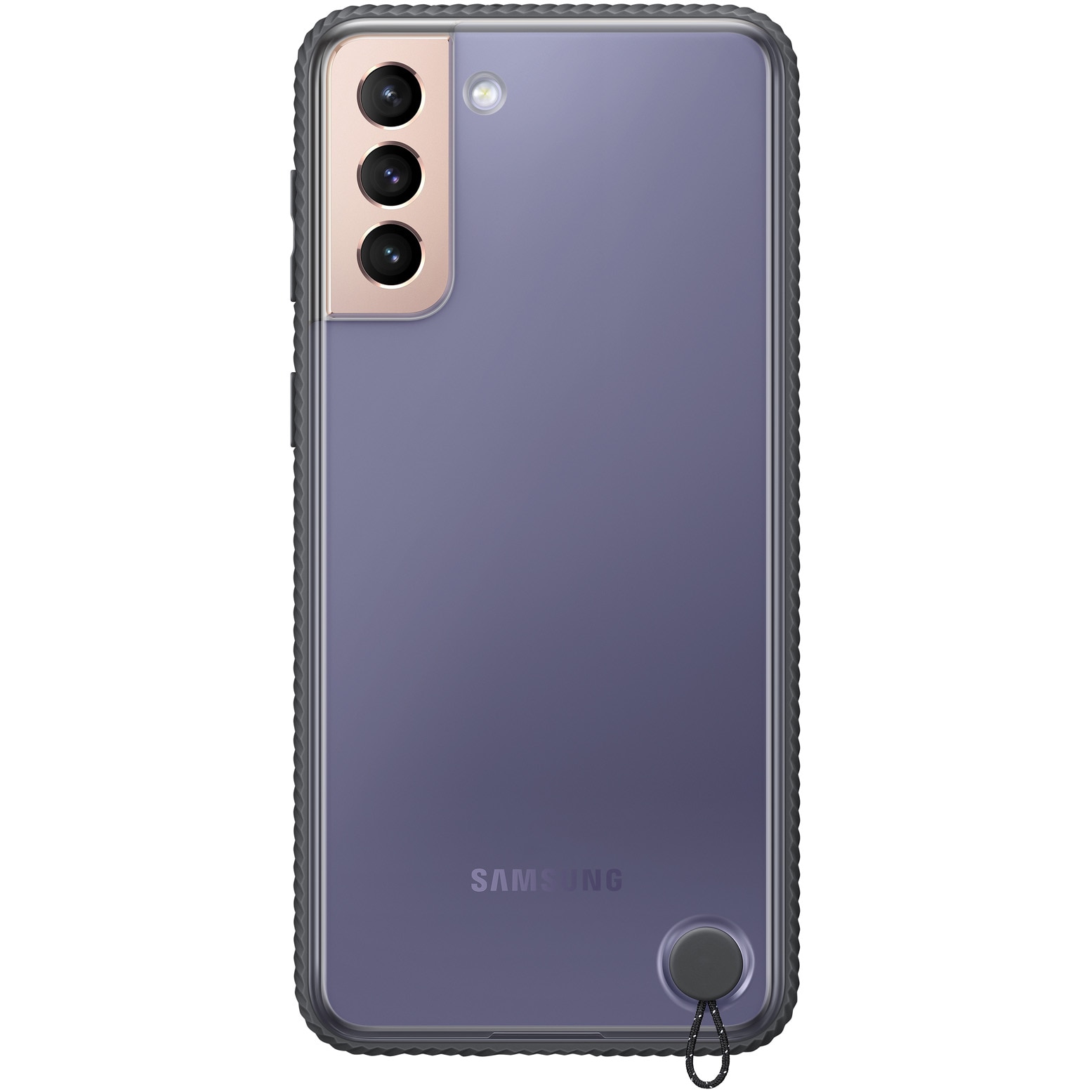 Husa de protectie Samsung Clear Protective Cover pentru Galaxy S21 Plus, Black