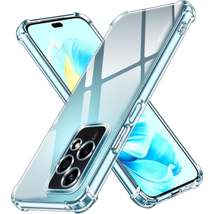 Husa Anti soc, transparenta compatibila cu Honor 200 Lite 5G