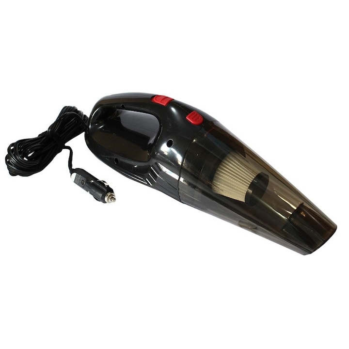 Aspirator auto compact VC-111, filtru, alb/negru, 20W, MakeDesign Company