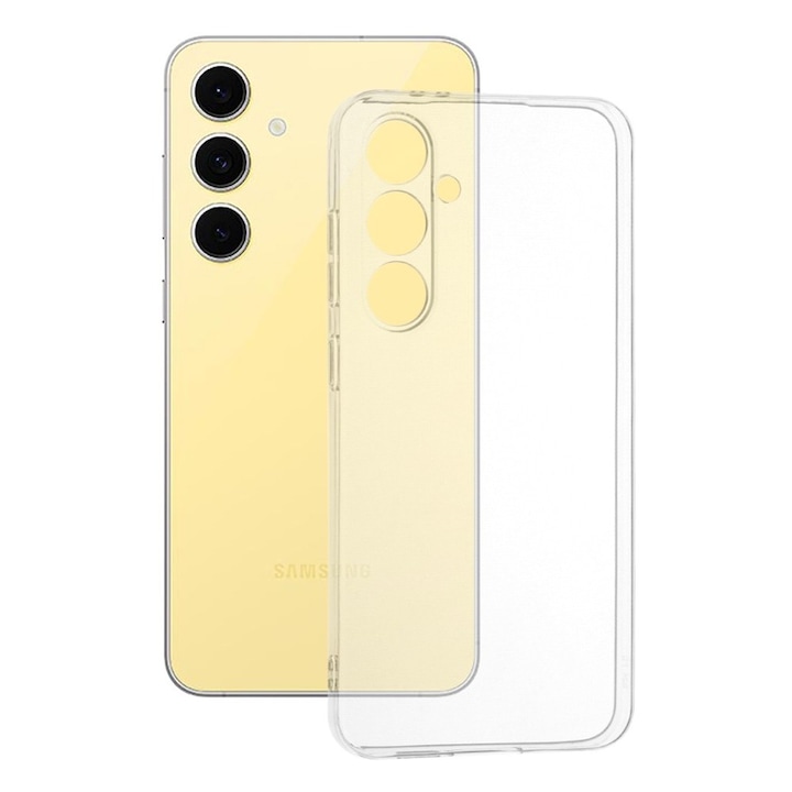 Husa de Protectie, Flippy, Compatibila cu Samsung Galaxy S24 FE 5G, TPU, Transparent