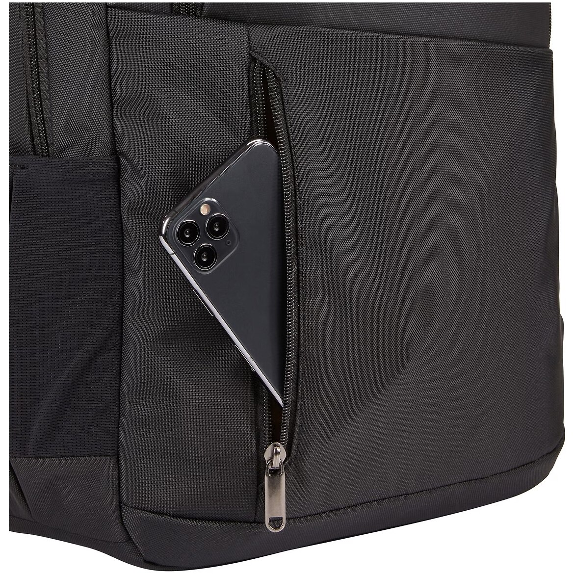 Rucsac Case Logic,pentru notebook de max. 15.6 ", 2 compartimente, buzunar frontal x 2 buzunar lateral, nylon, negru