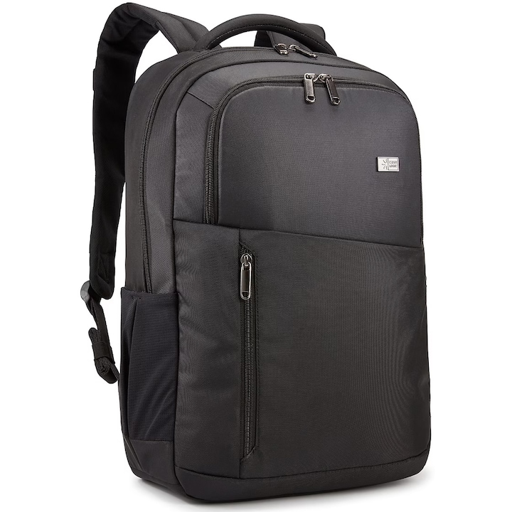 Rucsac Case Logic,pentru notebook de max. 15.6 ", 2 compartimente, buzunar frontal x 2 buzunar lateral, nylon, negru