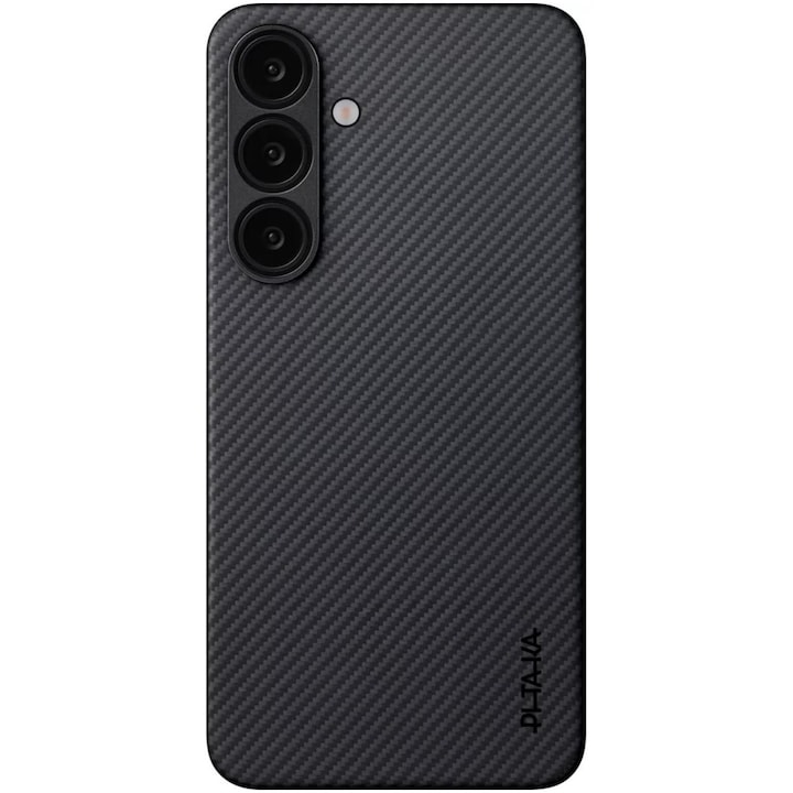 Husa de protectie Pitaka pentru Samsung Galaxy S25 MagEZ 6 Case Twill Negru/gri