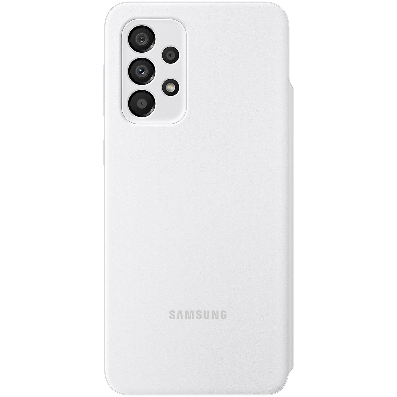Husa de protectie Samsung S View Wallet Cover pentru Galaxy A33 5G, White