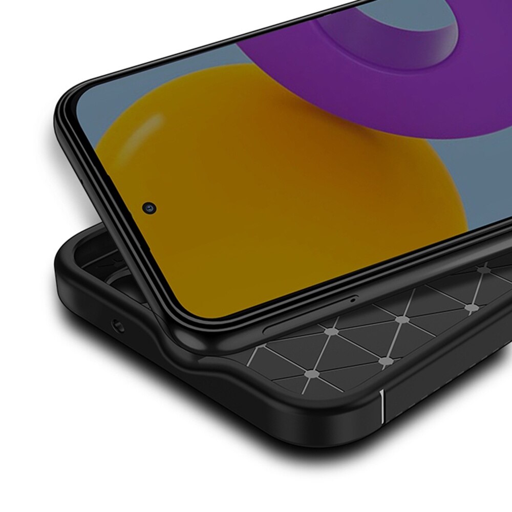 Husa protectie Mat-Tech compatibila cu Samsung Galaxy A54 5G, Carbon Design Autofocus, Protectie Camere, Finisaj Mat, Anti-Shock, Anti-Fingerprint, Rezistenta la impact, Negru