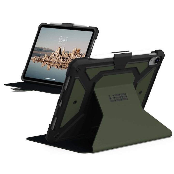 Husa UAG Metropolis SE compatibila cu iPad 10.9 inch 2022 Olive