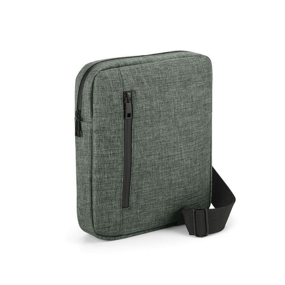 Geanta de umar 9.7 inch, Everestus, SS, 600D densitate mare, gri inchis, saculet de calatorie si eticheta bagaj incluse