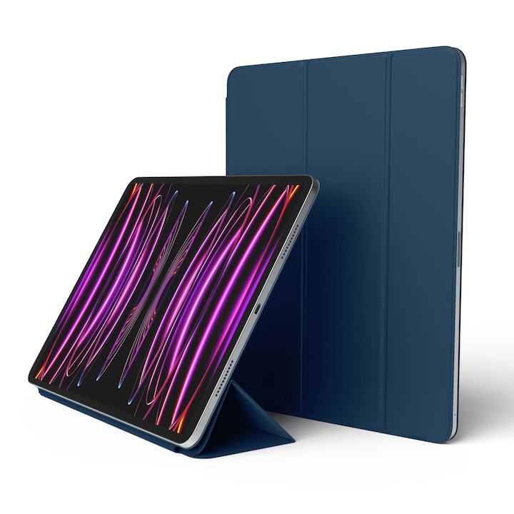 Husa magnetic protectie tableta Elago compatibila cu iPad Pro 12,9" Albastru