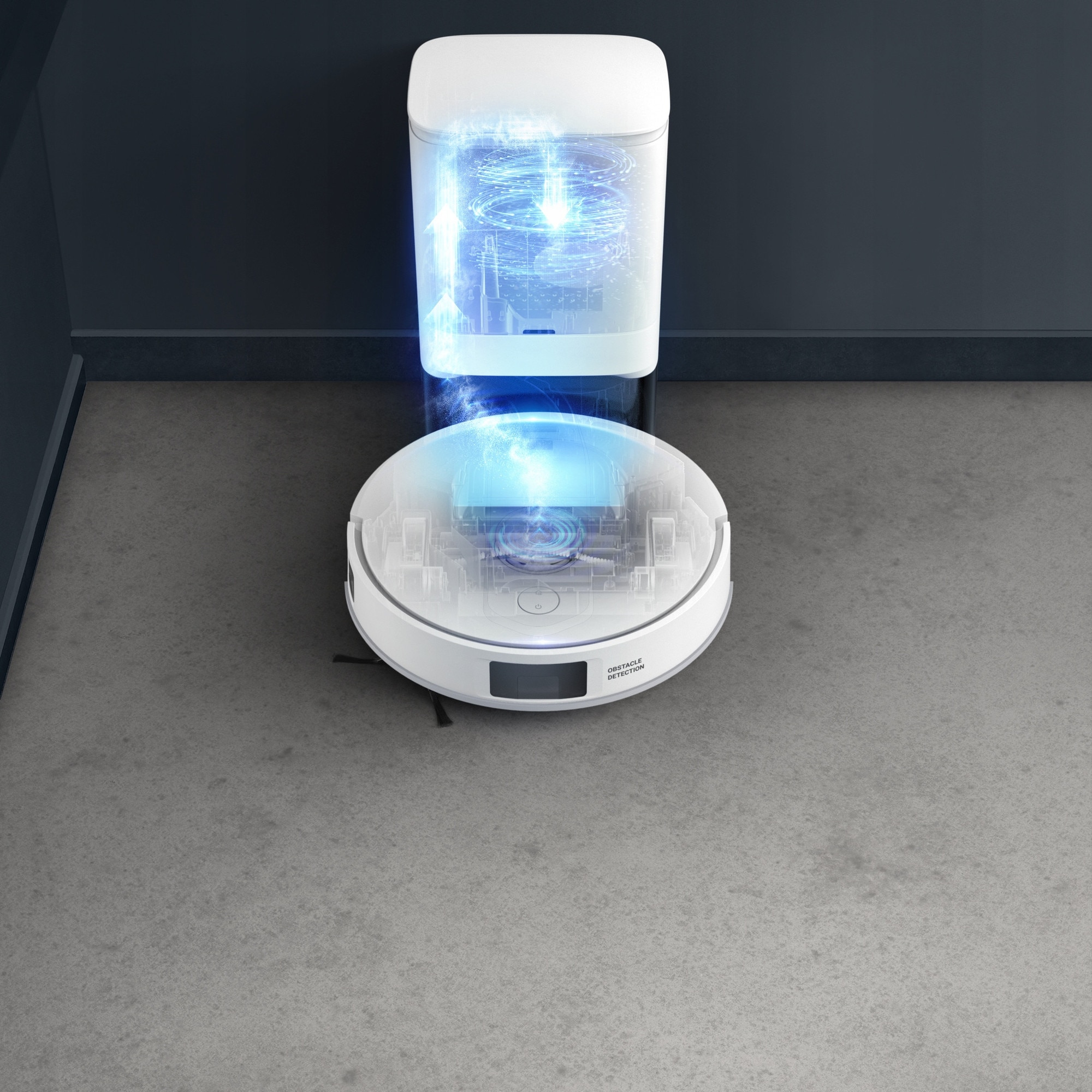 Robot de curatare Tefal X-Plorer Serie 140+ 2 in 1, mopare, 5000 Pa, 120 min, alb