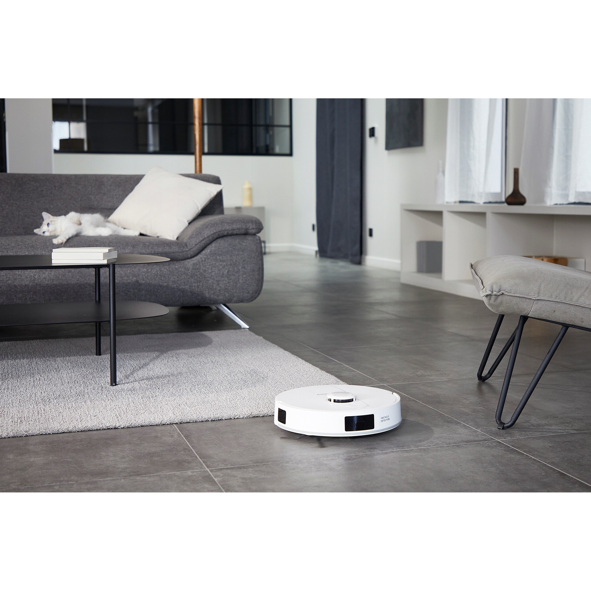 Robot de curatare Tefal X-Plorer Serie 140+ 2 in 1, mopare, 5000 Pa, 120 min, alb