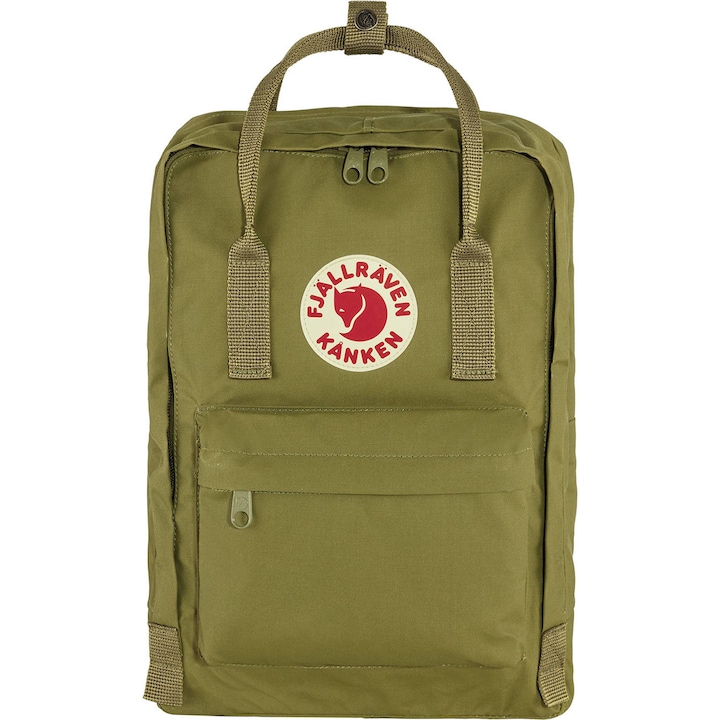 Rucsac laptop Kanken, FjallRaven, Material sintetic, 13 inch, Impermeabil, Verde