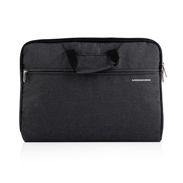 Geanta pentru laptop, Modecom Highfill, Velur, 13.3", geanta pentru notebook, Negru