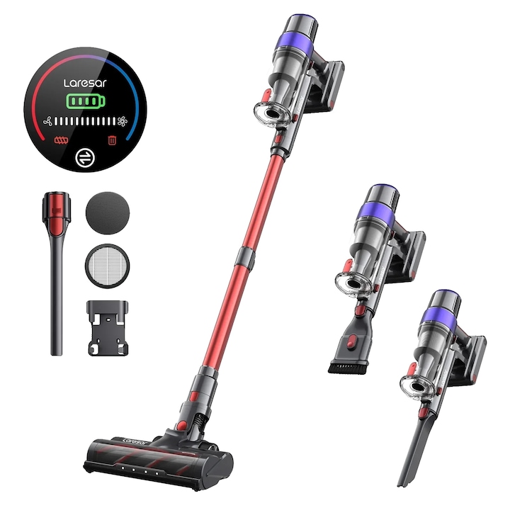 Aspirator cu putere de aspiratie mare, viata extinsa a bateriei, HEPA, 0.6-1L, 500W, EU PLUG