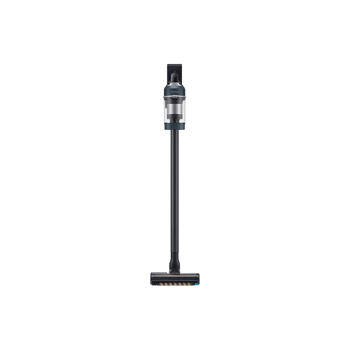 Aspirator vertical Samsung Jet 85 CompleteClean Plus VS20C85G4PB/WD, 550 W, Autonomie 60 minute, Aspirare multi-ciclonica, Display LCD Albastru