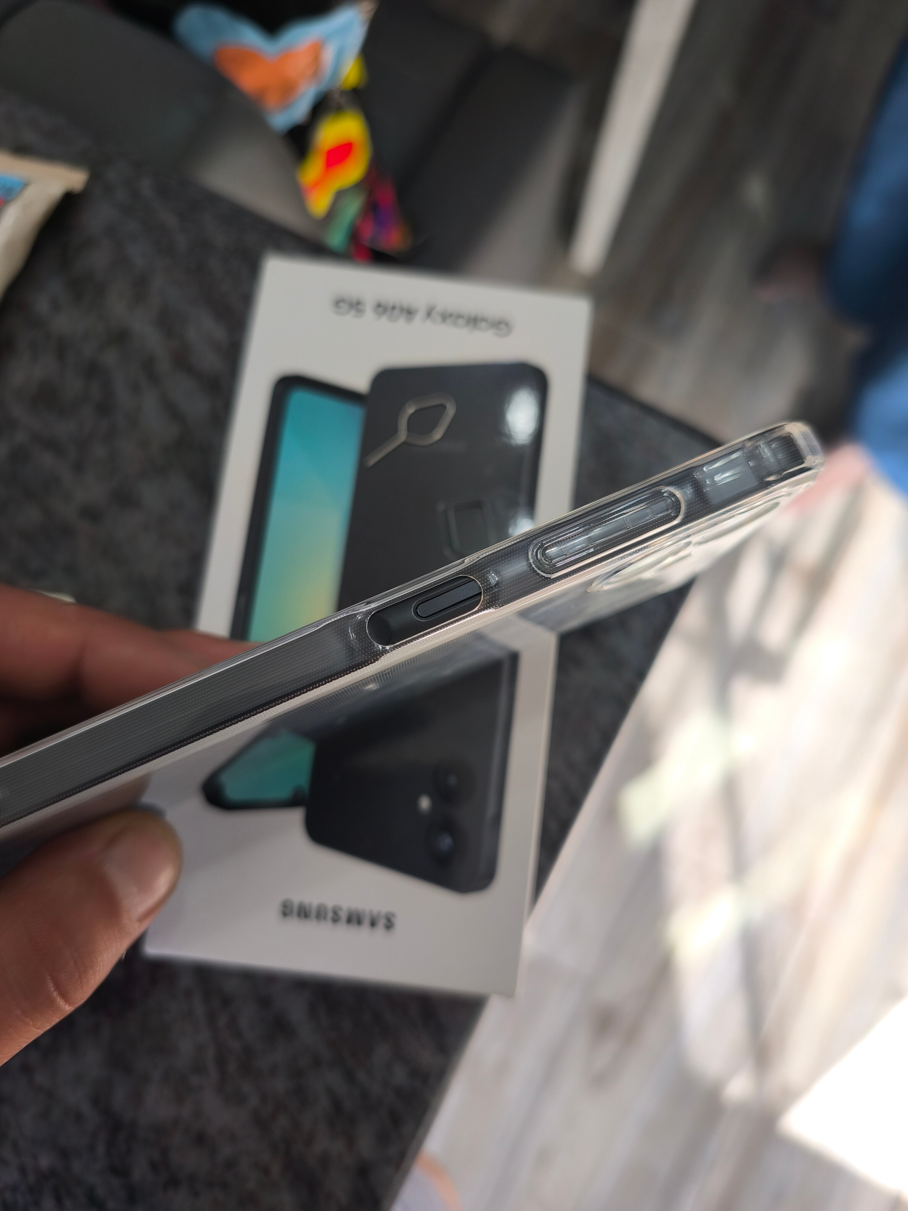 Husa pentru Samsung Galaxy A06, Silicon Transparent, Ultra Slim 1mm, BzStore