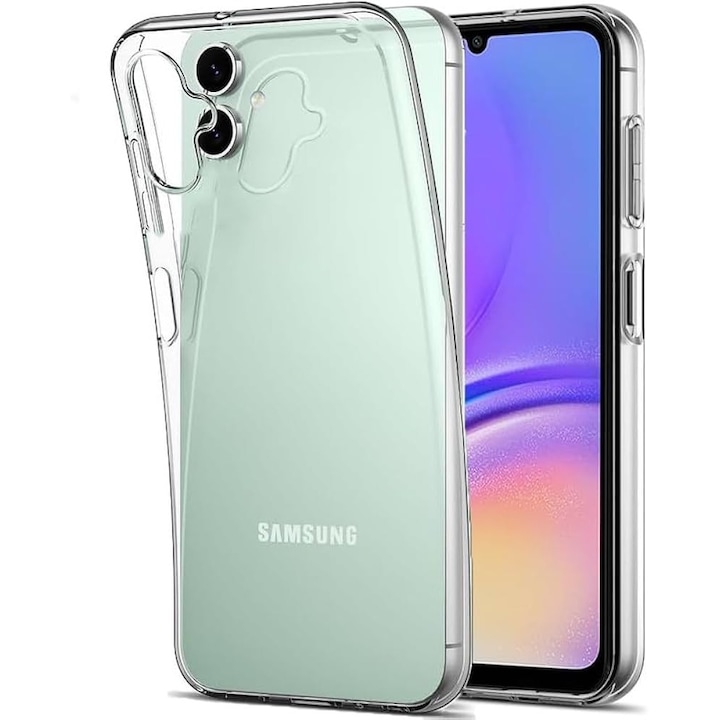 Husa pentru Samsung Galaxy A06, Silicon Transparent, Ultra Slim 1mm, BzStore