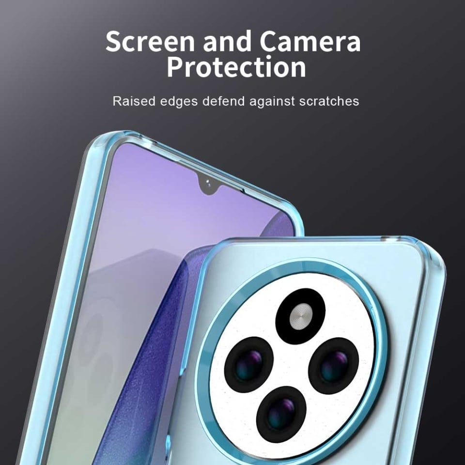 Husa pentru Xiaomi Redmi 14C / Poco C75, SKYDDAR INOVATION, CandyCase, Magsafe, set cu sticker, Albastru