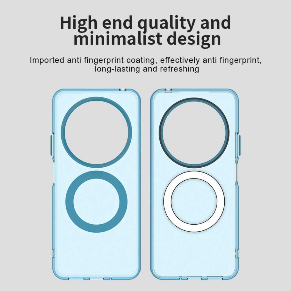 Husa pentru Xiaomi Redmi 14C / Poco C75, SKYDDAR INOVATION, CandyCase, Magsafe, set cu sticker, Albastru