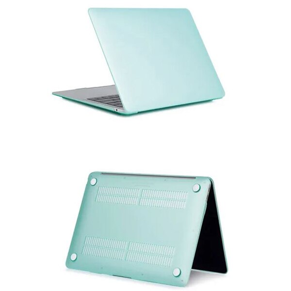 Carcasa de protectie, Compatibila cu Macbook Air 13.6", Ultra-Slim, Verde menta