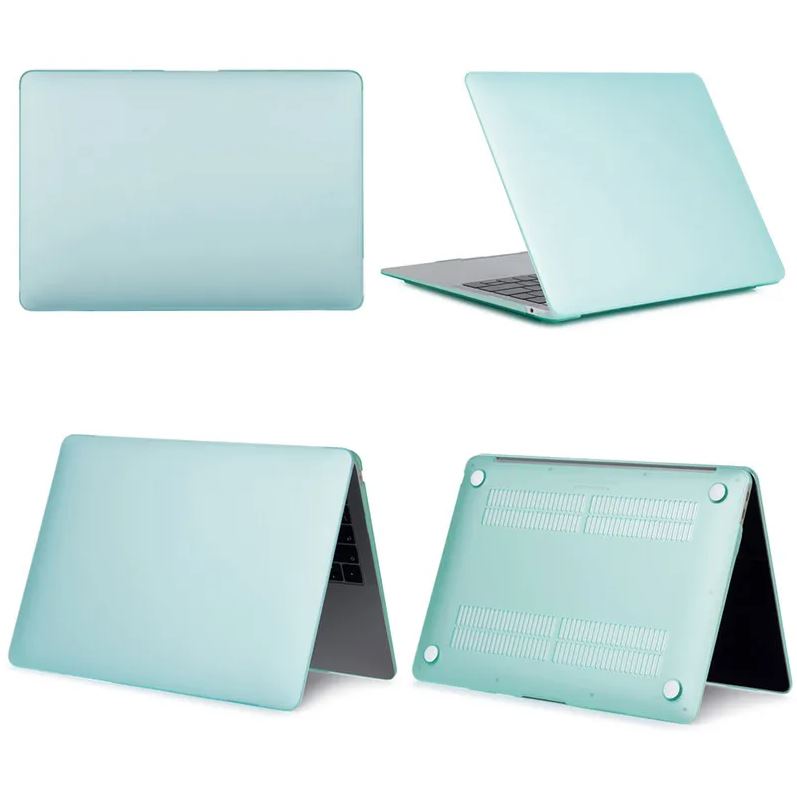 Carcasa de protectie, Compatibila cu Macbook Air 13.6", Ultra-Slim, Verde menta