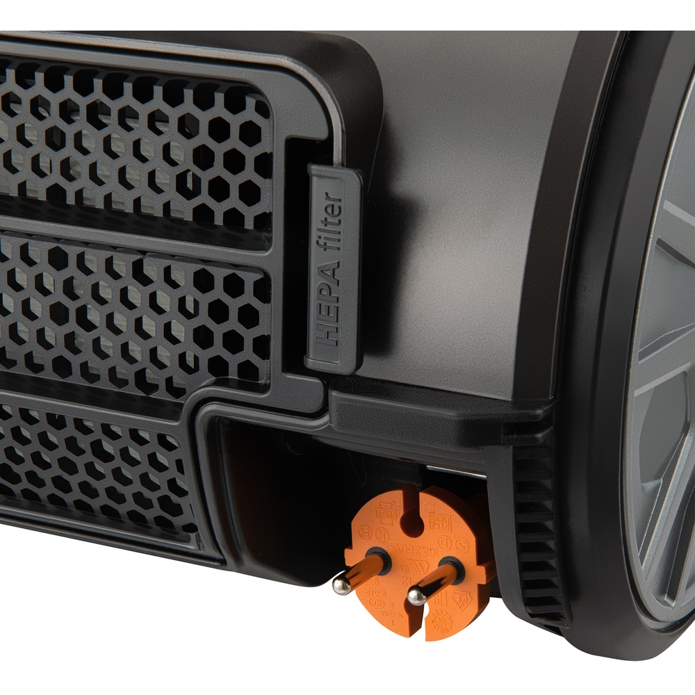 Aspirator fara sac, Sencor, 700 W, Recipient 3.5 l, Cablu de alimentare 7 m, Filtru HEPA H13, Negru/Galben