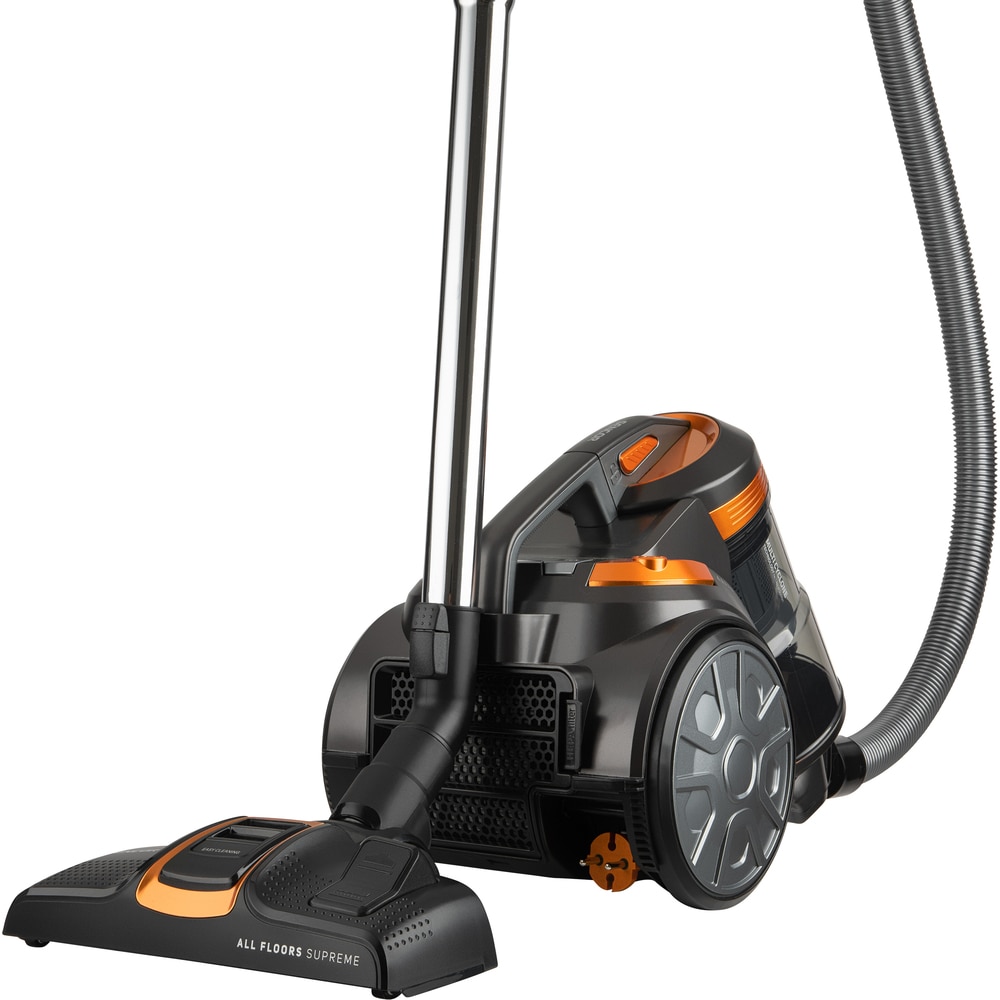 Aspirator fara sac, Sencor, 700 W, Recipient 3.5 l, Cablu de alimentare 7 m, Filtru HEPA H13, Negru/Galben