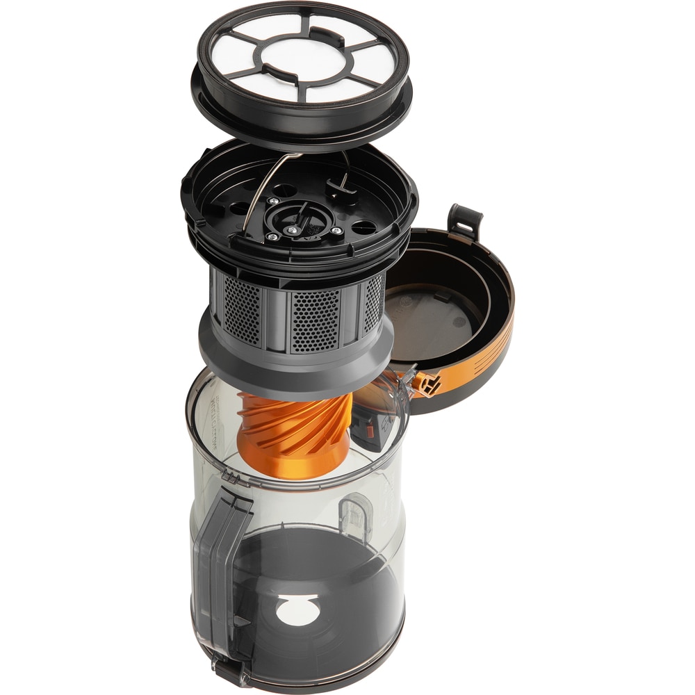 Aspirator fara sac, Sencor, 700 W, Recipient 3.5 l, Cablu de alimentare 7 m, Filtru HEPA H13, Negru/Galben