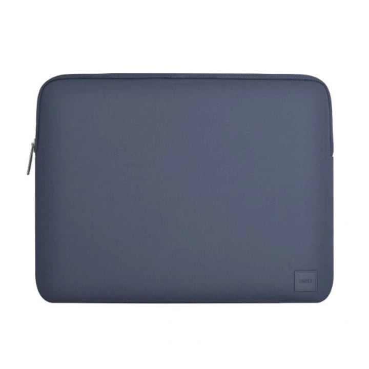 Geanta pentru laptop UNIQ Cyprus, neopren, impermeabila, albastru inchis, 14"