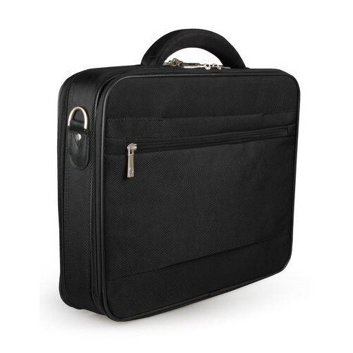 Torba laptop 17,3", Natec Boxer, 3 compartimente, sistem de protectie, neagra