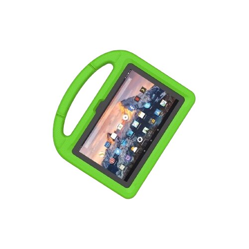 Husa tableta Patamiyar pentru copii, compatibile cu tablete de 7", usoara, rezistenta la socuri, cu maner pentru transport si stand, culoare verde