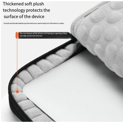 Geanta retractabila pentru laptop Airbag, compatibila cu computere Lenovo, Huawei, ASUS si Apple, ecran de 13.3-inch, dimensiune ecran 14-14.2-inch, roz