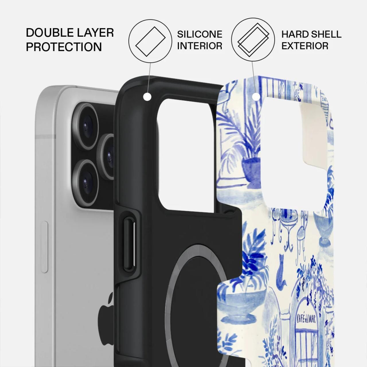Husa Burga Dual Layer Magsafe Sobremesa compatibila cu iPhone 17 Pro