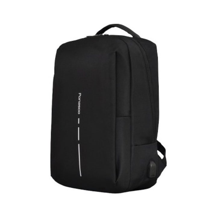 Rucsac pentru laptop 3536, 15,6", 30/42/12 cm, negru