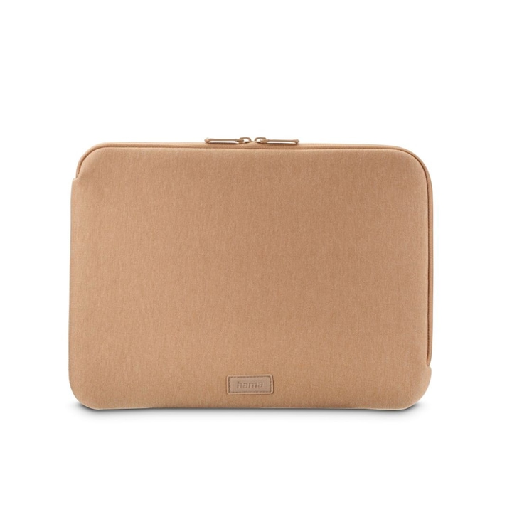 Geanta laptop Hama Jersey 13,3"-14,1", dimensiuni 370x270x15mm, bej