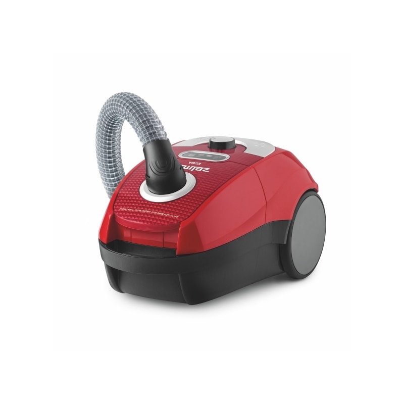 Aspirator cu sac Zelmer ZVC335, 650 W, perie turbo, filtru HEPA, rosu