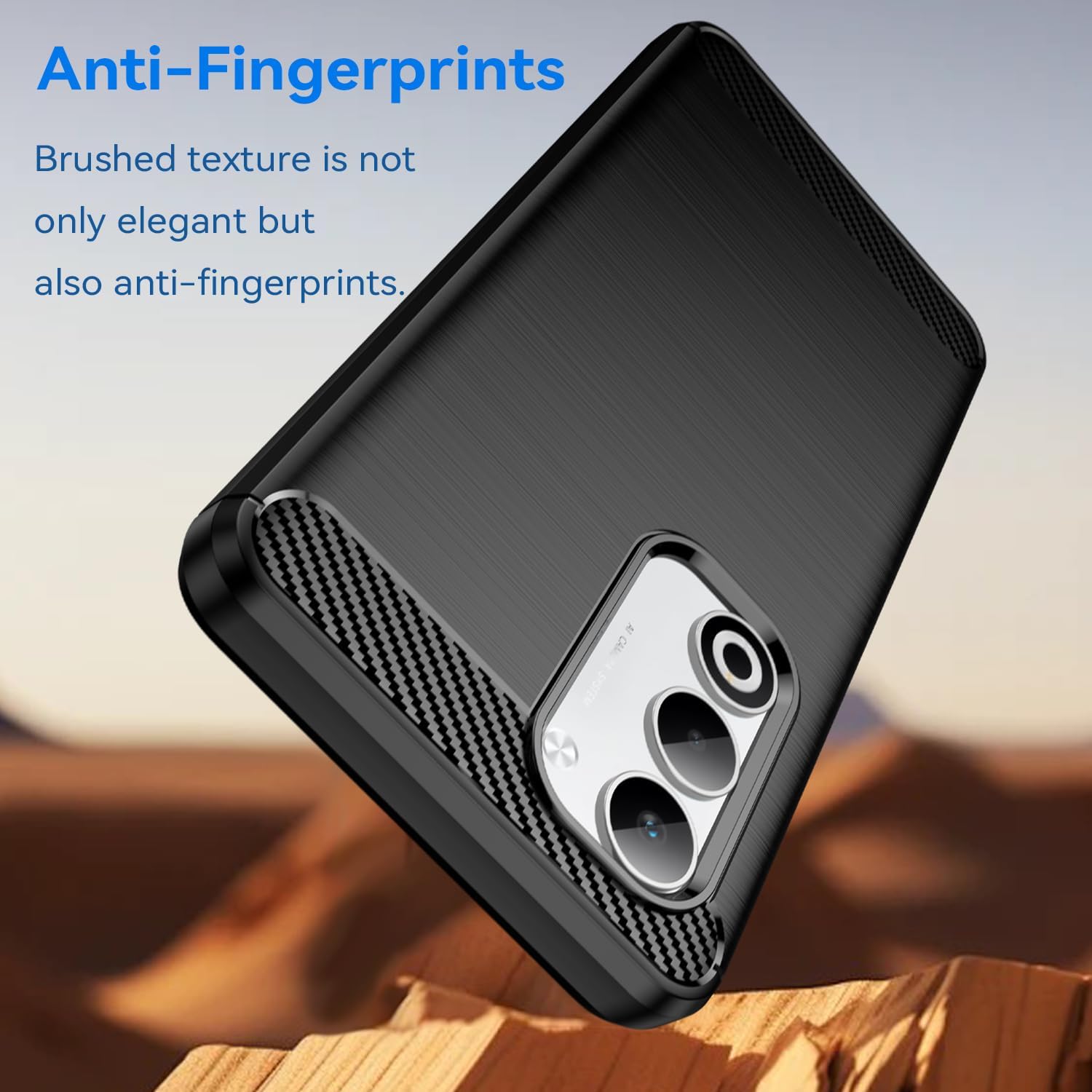 Husa pentru Oppo A5 4G 5G / Oppo A5m Carbon Liquid Silicone Negru