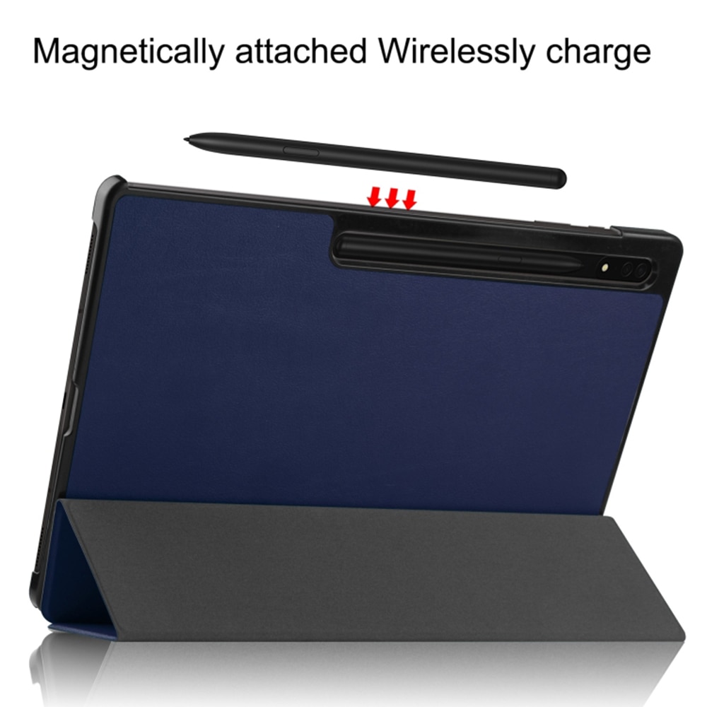 Husa pentru tableta Samsung Galaxy Tab S9 Plus / S9 FE Plus, Accesorio FoldPro, Blue