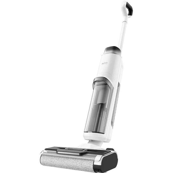 Aspirator vertical MOVA K10 Pro, cu mop fara fir, Alb