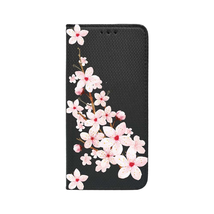Husa BestCase® Tip Carte, Flip Cover, Compatibila Cu Motorola Moto G84, Spring Flower, Inchidere Magnetica, Buzunar Card, FLB 62