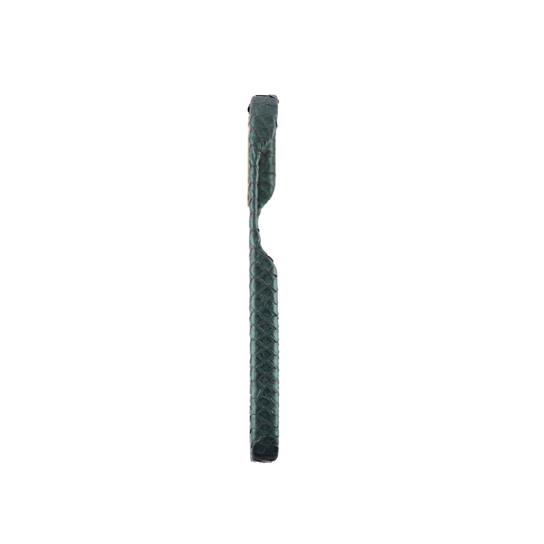 Husa de piele, The Bandit Python pentru Iphone 12 Pro Max, Green