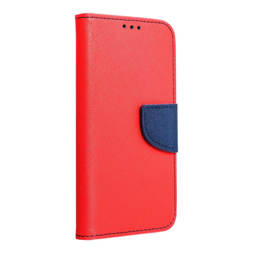 Husa tip carte, compatibila cu Samsung Galaxy A04s / A13 5G, model Fancy Book Case, piele ecologica, inchidere magnetica, Rosu