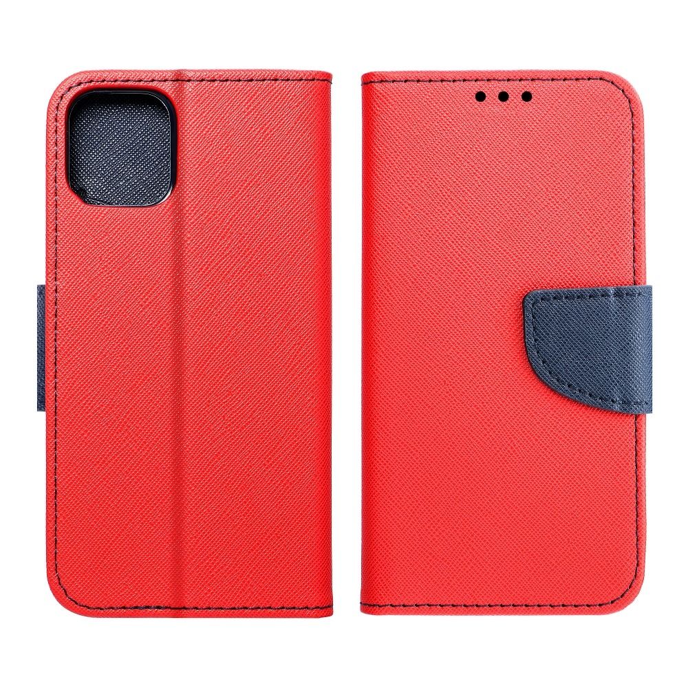 Husa tip carte, compatibila cu Samsung Galaxy A04s / A13 5G, model Fancy Book Case, piele ecologica, inchidere magnetica, Rosu