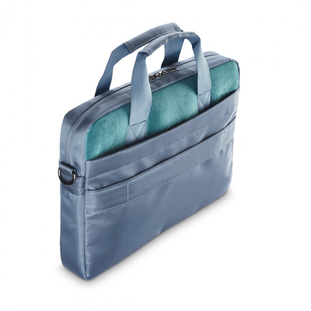 Geanta pentru laptop HAMA „Velvet”, de la 40 - 41 cm (15,6" - 16,2"), albastra